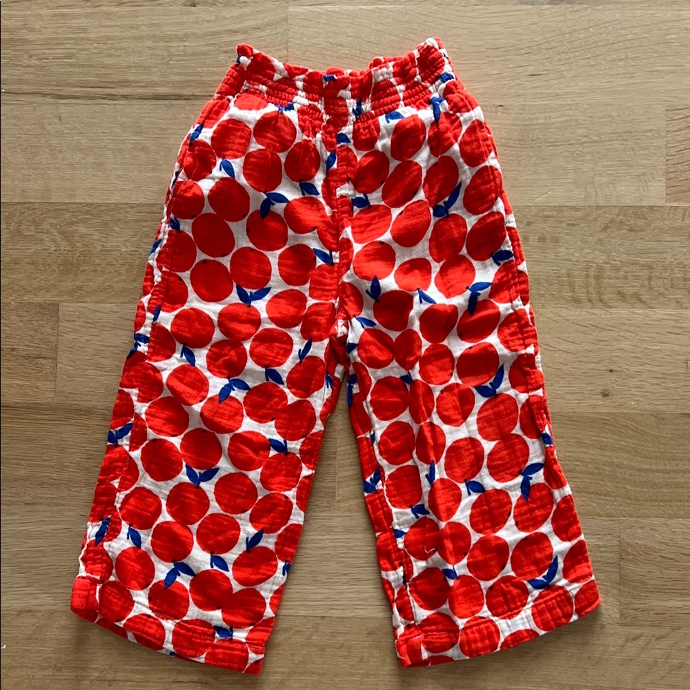 Hanna Andersson Orange Gauze Pants